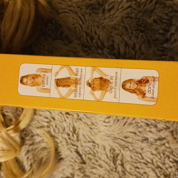 16" Hair Extension In Platinum Blonde~by Christie Brinkley Collecton. NIB - Picture 16 of 16